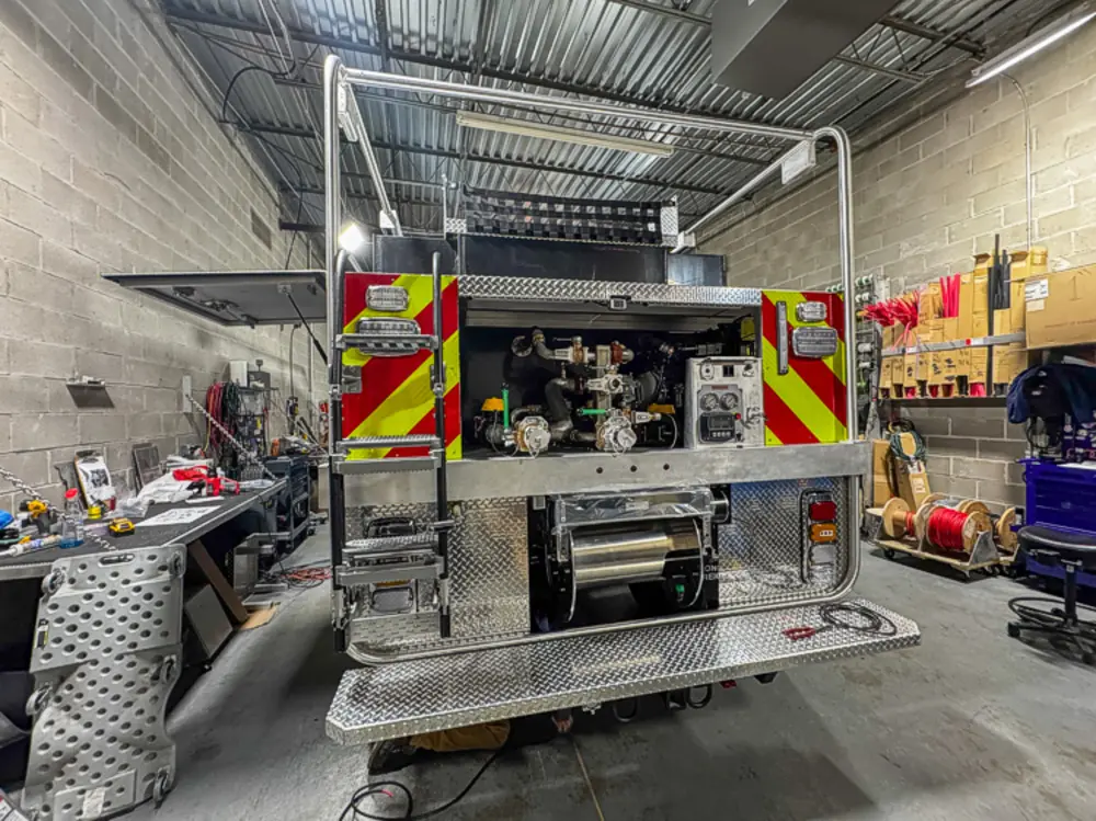 Pump and plumbing components during installation, photo 13 of 303.